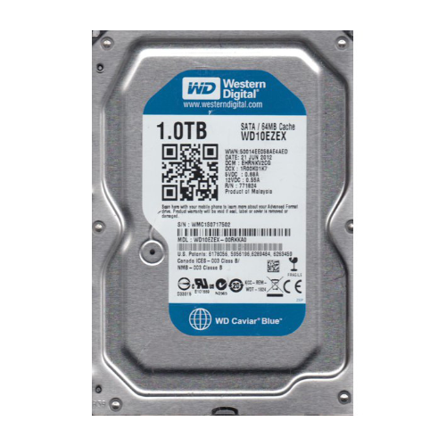 Western Digital WD10EZEX-00RKKA0 | Blue 1TB 3.5-inch 6GB/s SATA 7200RPM 64MB Cache Desktop Hard Drive Refurbished - Western Digital refurbished available on Gotodirect