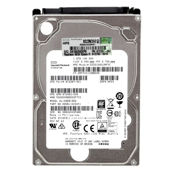 Toshiba AL14SEB18EQ | 1.8TB 10000RPM SAS 12Gb/s 128MB Cache 2.5-Inch Hard Drive Refurbished - Toshiba refurbished available on Gotodirect