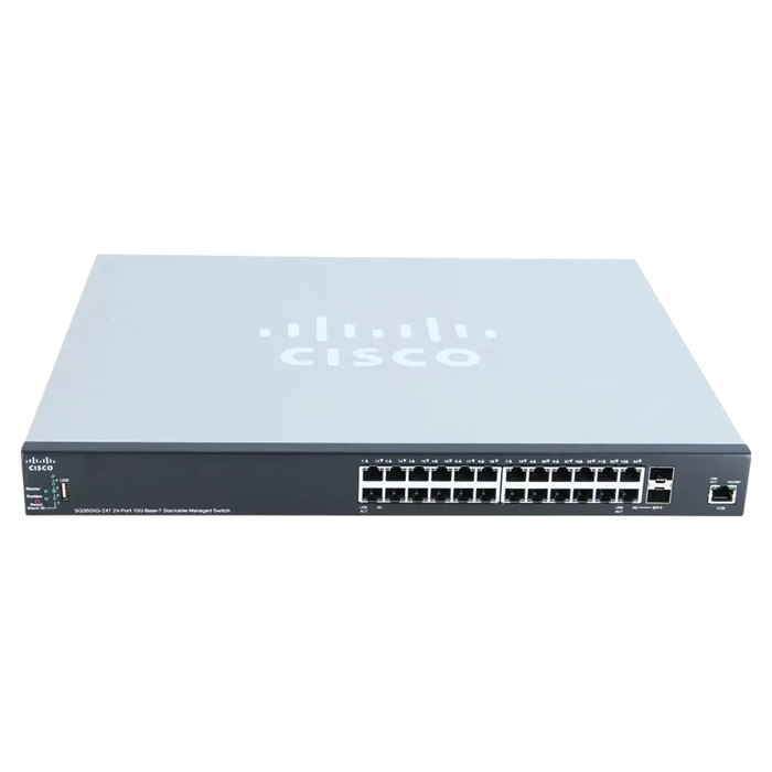 Cisco SG350XG-24TK9NA-RF | Small Business 350X Series SG350XG-24T 24 x Ports SFP+ 10GBase-T + 2 x Ports Combo SFP+ Stackable Rack-mountable 1U Layer 3 Managed Gigabit Ethernet Network Switch Refurbished - Cisco Systems Inc. refurbished available on Gotodirect