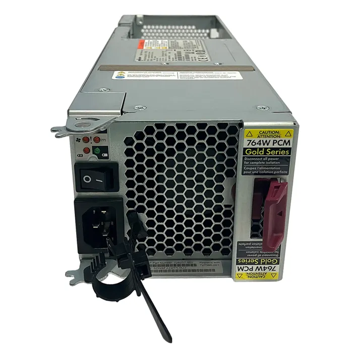 HP 727386-001 | 764-Watts 80-Plus Gold Power Supply for 3Par StoreServer 7000/7440C Refurbished - Hewlett-Packard (ou HP en abrégé) refurbished available on Gotodirect