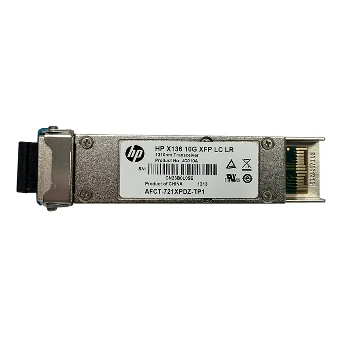 HP JC010A | X136 10Gb/s 10GBase-LR Single-Mode Fibre 1310nm 10km Duplex LC Connector XFP Transceiver Module Refurbished - Hewlett-Packard (ou HP en abrégé) refurbished available on Gotodirect