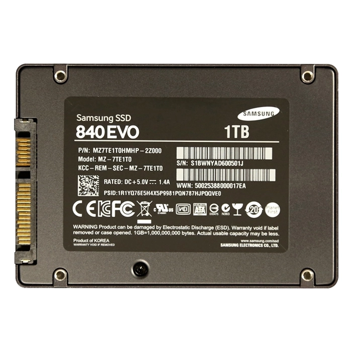 Samsung MZ-7TE1T0LW | 840 EVO Series 1TB Triple-Level-Cell SATA 6Gb/s 7mm 2.5-Inch Solid State Drive Refurbished - Samsung refurbished available on Gotodirect