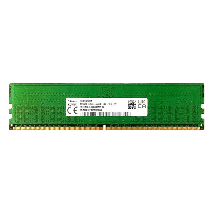 Hynix HMCG78MEBUA081N | 16GB DDR5-4800MHz PC5-38400 ECC Unbuffered UDIMM CL40 1Rx8 1.1V 288-Pin Memory Module Refurbished -  refurbished available on Gotodirect