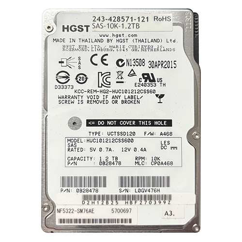 Buy NEC 243-428571-121 | 1.2TB 10000RPM SAS 6Gb/s 64MB Cache SFF 2.5-inch Enterprise Hard Drive Refurbished - $413.23 NEC 243-428571-121 | 1.2TB 10000RPM SAS 6Gb/s 64MB Cache SFF 2.5-inch Enterprise Hard Drive Refurbished - NEC (Nippon Electric Company) refurbished available on Gotodirect