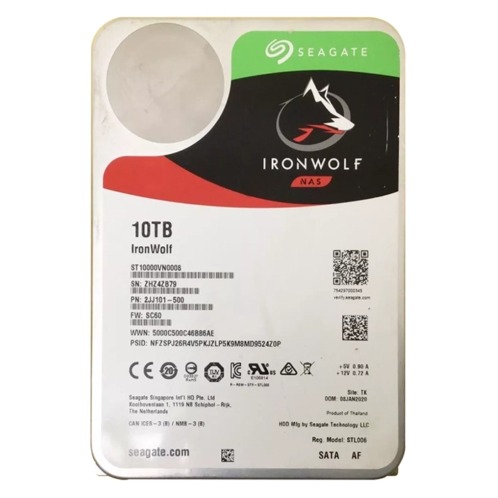 Seagate ST10000VN0008 | IronWolf Helium 10TB 3.5-inch 6GB/s SATA 7200RPM 256MB Cache NAS Hard Drive Refurbished - Seagate refurbished available on Gotodirect