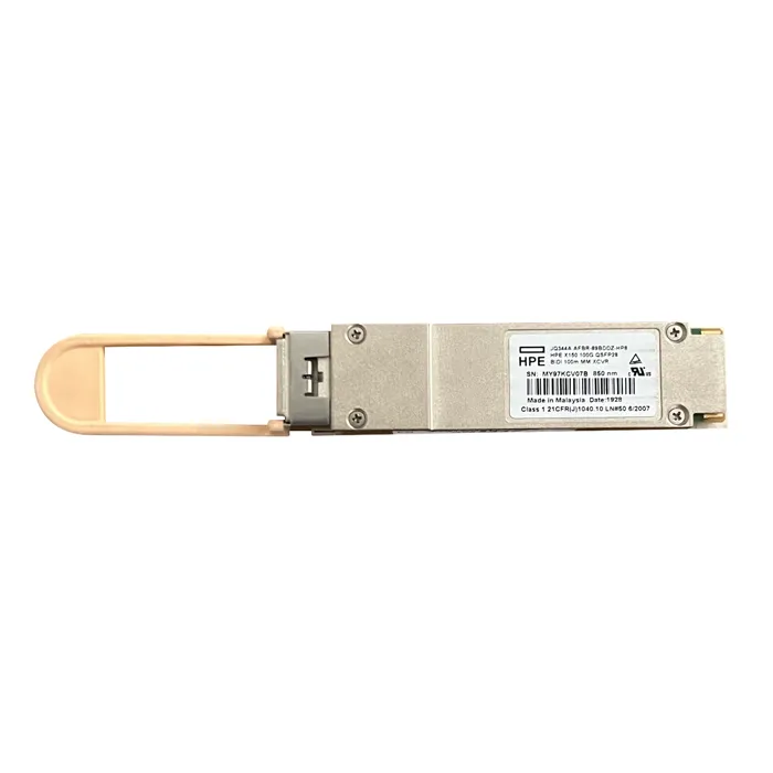 HP JQ344-61001 | X150 100Gb/s 100GBase-X Multi-Mode Fibre 100m Simplex LC BiDi Connector QSFP28 Transceiver Module Refurbished - Hewlett-Packard (ou HP en abrégé) refurbished available on Gotodirect