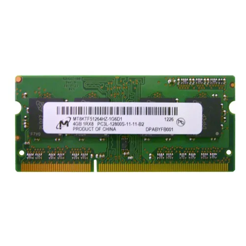 Micron MT8KTF51264HZ-1G6D1 | 4GB DDR3-1600MHz PC3-12800 Non-ECC Unbuffered SODIMM CL11 1Rx8 1.35V 204-Pin Memory Module Refurbished -  refurbished available on Gotodirect