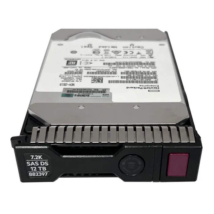 Buy HP 882397-001 | 12TB 7200RPM SAS 12Gb/s 512e 3.5-inch Hard Drive Refurbished - $492.26 HP 882397-001 | 12TB 7200RPM SAS 12Gb/s 512e 3.5-inch Hard Drive Refurbished - Hewlett-Packard (ou HP en abrégé) refurbished available on Gotodirect