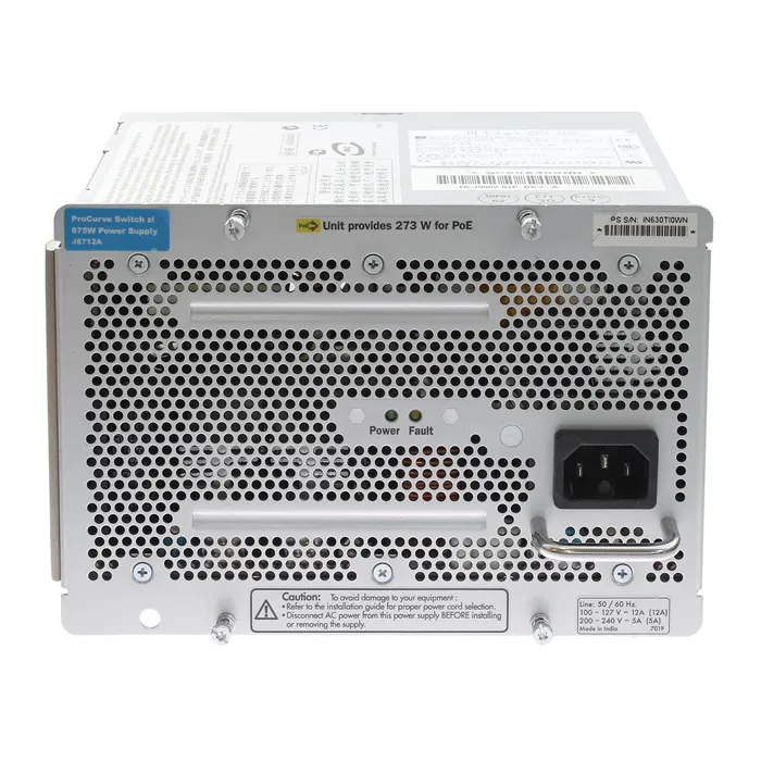 HP 0957-2139 | 875-Watts 100-240V 50-60Hz Hot-Pluggable Redundant Power Supply for ProCurve Switch 5400Zl Refurbished - Hewlett-Packard (ou HP en abrégé) refurbished available on Gotodirect