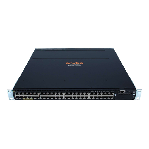 HP JL074A | Aruba 3810 Series 3810M 48G PoE+ 1‑slot 48 x 10/100/1000Base-T RJ-45 PoE+ and 1 x Expansion Module Slot Layer 3 Managed Gigabit Ethernet Network Switch Refurbished - Hewlett-Packard (ou HP en abrégé) refurbished available on Gotodirect