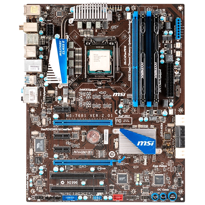 Buy MSI P67A-GD65(B3) | Socket LGA1155 Intel P67 (B3) Chipset ATX System Board (Motherboard) Supports Core i7/i5/i3 DDR3 4x DIMM Refurbished - $218.33 MSI P67A-GD65(B3) | Socket LGA1155 Intel P67 (B3) Chipset ATX System Board (Motherboard) Supports Core i7/i5/i3 DDR3 4x DIMM Refurbished - MSI (Micro-Star International) refurbished available on Gotodirect