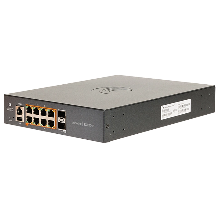 Buy Cambium Networks MX-EX1010PXA-0 | cnMatrix EX1010-P 8-Ports PoE+ Compliant Gigabit Managed Network Switch Refurbished - $706.83 Cambium Networks MX-EX1010PXA-0 | cnMatrix EX1010-P 8-Ports PoE+ Compliant Gigabit Managed Network Switch Refurbished - Cambium Networks refurbished available on Gotodirect
