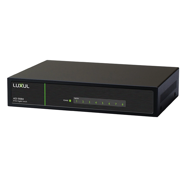 Luxul AGS-1008M | 8-Port Gigabit Switch Refurbished -  refurbished available on Gotodirect