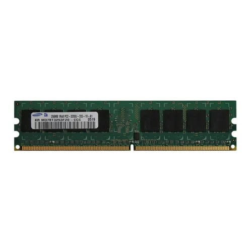 Samsung M378T3253FZ0-CCC | 256MB DDR2-400MHz PC2-3200 Non-ECC Unbuffered UDIMM CL3 1Rx8 1.8V 240-Pin Memory Module Refurbished - Samsung refurbished available on Gotodirect