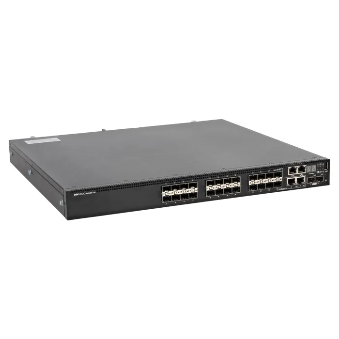 Dell N3024EF-ON | Networking N3000 Series N3024EF 24 x SFP Ports 1000Base-SX + 2 x SFP+ Ports + 2 x GBE Combo Ports Layer 3 Managed 1U Rack-Mountable Gigabit Ethernet Network Switch Refurbished - Dell refurbished available on Gotodirect