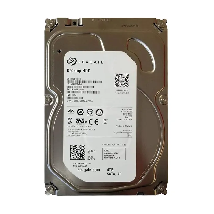 Dell VF3T3 | 4TB 5900RPM SATA 6Gb/s 64MB Cache 3.5-Inch Hard Drive Refurbished - Dell refurbished available on Gotodirect