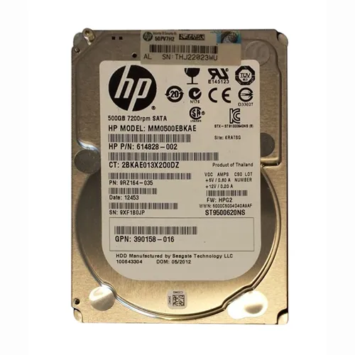 HP 390158-016 | 500GB 7200RPM SATA 3Gb/s 32MB Cache SFF 2.5-inch Midline Hard Drive Refurbished - Hewlett-Packard (ou HP en abrégé) refurbished available on Gotodirect