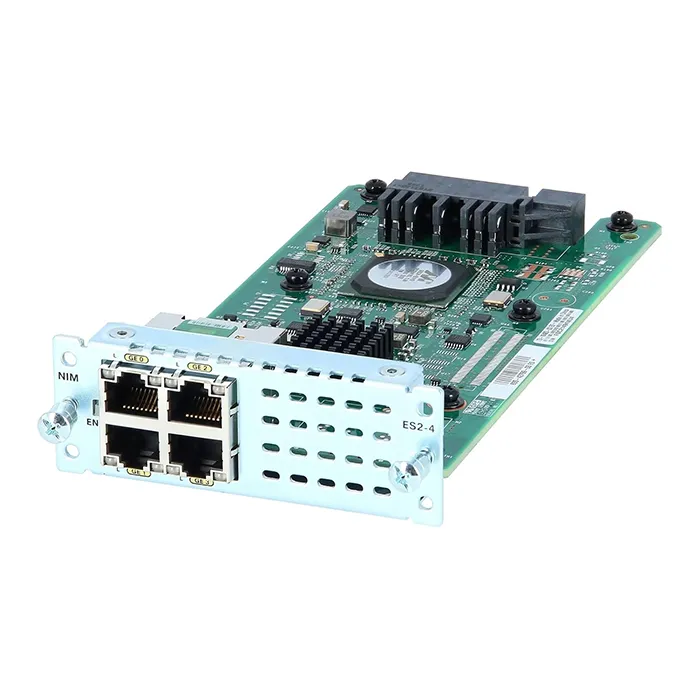 Cisco NIM-ES2-4 | 4 x Ports 10/100/1000Base-T RJ-45 Network Interface Expansion Module for ISR 4000 Series Refurbished - Cisco Systems Inc. refurbished available on Gotodirect