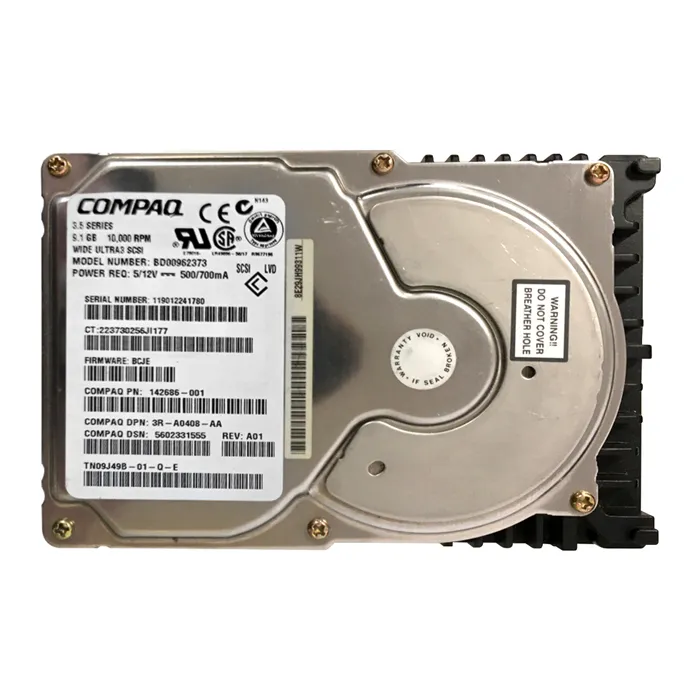 Compaq 142686-001 | 9.1GB 1000RPM Ultra3 SCSI 3.5-Inch Hard Drive Refurbished -  refurbished available on Gotodirect
