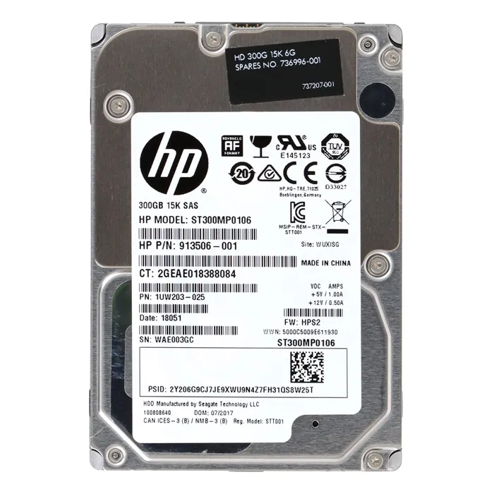 Seagate ST300MP0106 | 300GB 15000RPM SAS 12Gb/s 2.5-Inch Hard Drive Refurbished - Seagate refurbished available on Gotodirect