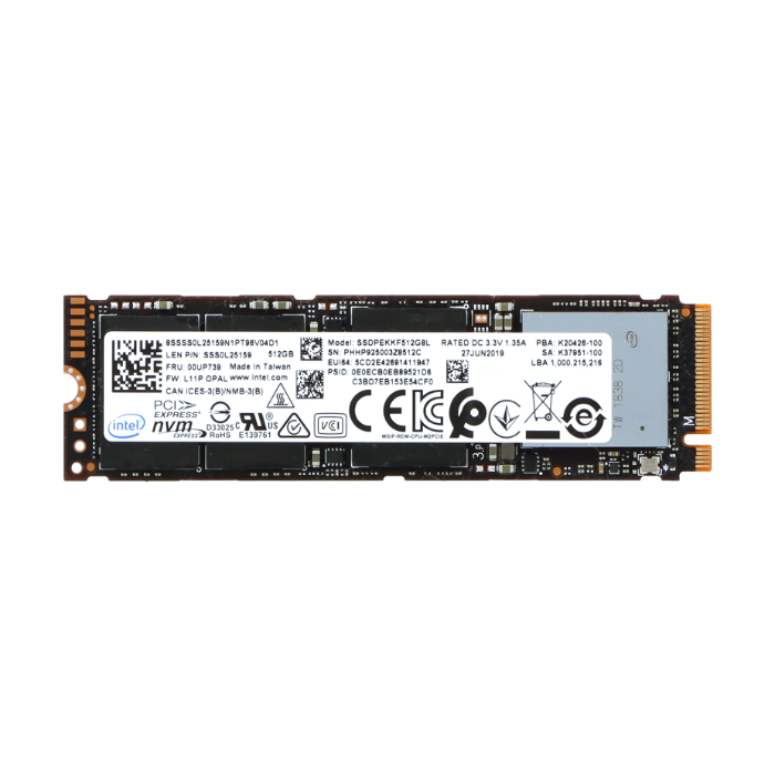 Lenovo 00UP739 | 512GB TLC PCI Express 3.0 x4 NVMe M.2 2280 Internal Solid State Drive Refurbished - Lenovo refurbished available on Gotodirect