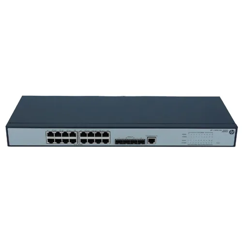 HP JE005-61001 | OfficeConnect 1910 Series 1910-16G 16 x RJ-45 10/100/1000Base-T and 4 x SFP (mini-GBIC) Ports Layer 3 Managed Gigabit Ethernet Network Switch Refurbished - Hewlett-Packard (ou HP en abrégé) refurbished available on Gotodirect