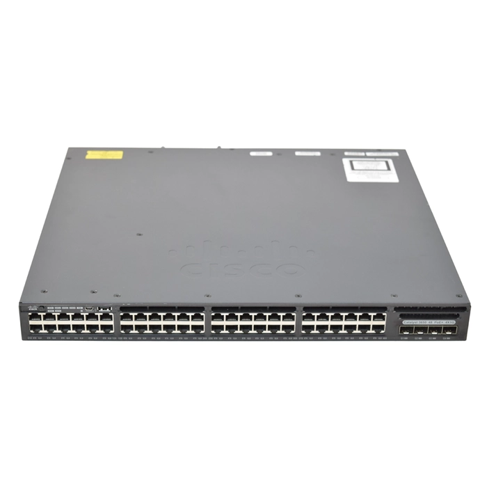 Cisco WS-C3650-48PD-E= | Catalyst 3650 Series 3650-48PD 48 x RJ-45 Ports PoE+ 10/100/1000Base-T + 4 x SFP Uplinks Ports Layer 3 Managed Rack-mountable Gigabit Ethernet Network Switch Refurbished - Cisco Systems Inc. refurbished available on Gotodirect