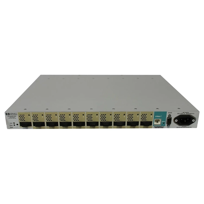 HP A3724-70001 | Surestore E 10 x Ports Short Wave Fibre Channel Arbitrated Loop Hub Refurbished - Hewlett-Packard (ou HP en abrégé) refurbished available on Gotodirect