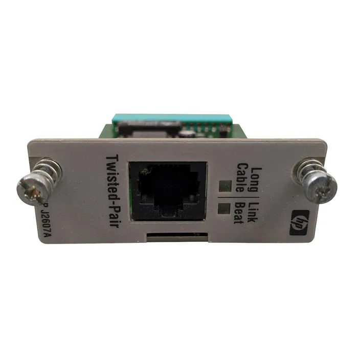 HP J2607A | EtherTwist 10Mb/s 10Base-T Copper-Mode RJ-45 Connector Transceiver Module Refurbished - Hewlett-Packard (ou HP en abrégé) refurbished available on Gotodirect