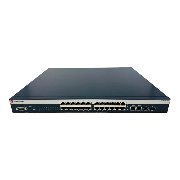 Enterasys A4H124-24P | 24-Ports RJ-45 10Base-T/100Base-TX Fast Ethernet RS-232 PoE Managed External Switch with 2x SFP Ports Refurbished -  refurbished available on Gotodirect