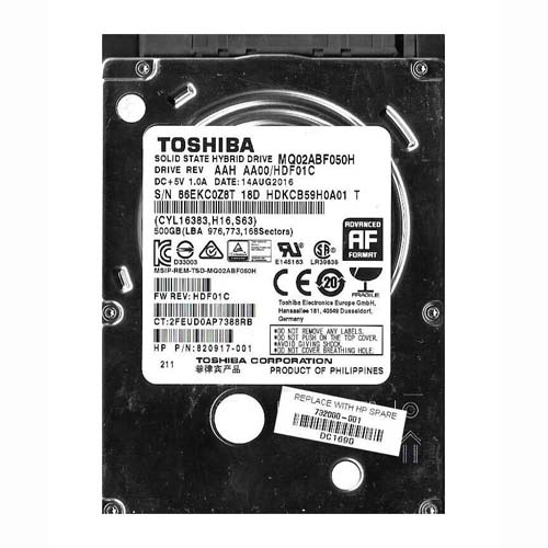 HP 732000-001 | 500GB 5400RPM Multi-Level Cell SATA 3Gb/s 8GB NAND 128MB Cache 2.5-inch Hybrid Hard Drive Refurbished - Hewlett-Packard (ou HP en abrégé) refurbished available on Gotodirect