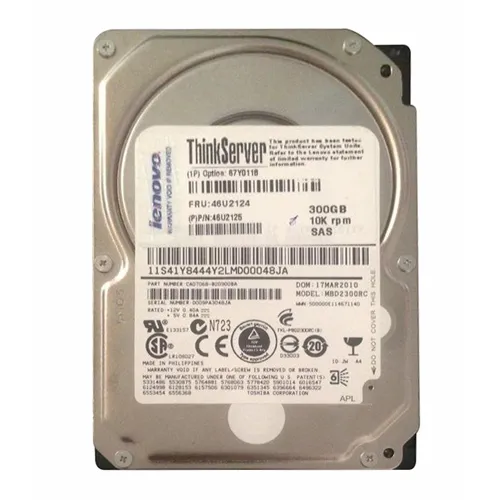 IBM 46U2124 | 300GB 10000RPM SAS 6Gb/s Hot-Swappable 2.5-Inch Hard Drive Refurbished -  refurbished available on Gotodirect