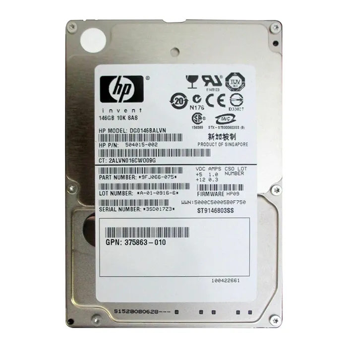 Seagate 9FJ066-075 | Savvio 10K.3 Series 146GB 10000RPM SAS 6Gb/s 16MB Cache (SED) 2.5-Inch Hard Drive Refurbished - Seagate refurbished available on Gotodirect
