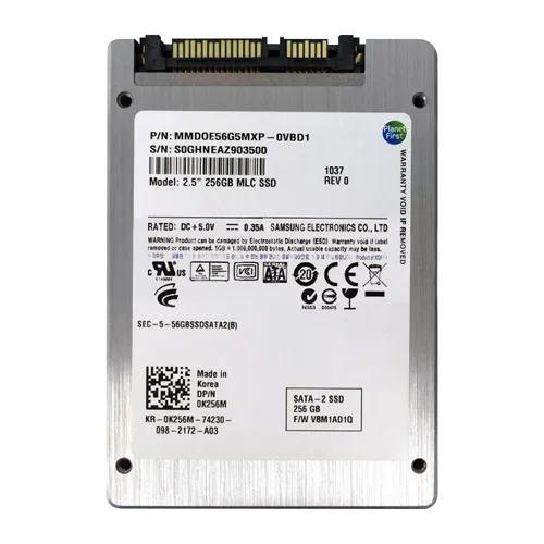 Dell 0K256M | 256GB Multi-Level Cell SATA 3Gb/s 2.5-Inch Solid State Drive Refurbished - Dell refurbished available on Gotodirect