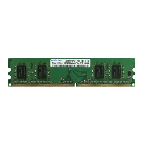 Samsung M378T6464QZ3-CF7 | 512MB DDR2-800MHz PC2-6400 Non-ECC Unbuffered UDIMM CL6 1Rx16 1.8V 240-Pin Memory Module Refurbished - Samsung refurbished available on Gotodirect