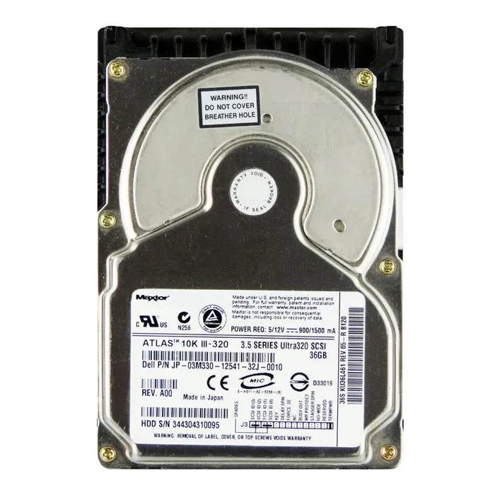 Maxtor KU36L461 | 36GB 10000RPM Ultra320 SCSI 3.5-Inch Hard Drive Refurbished -  refurbished available on Gotodirect
