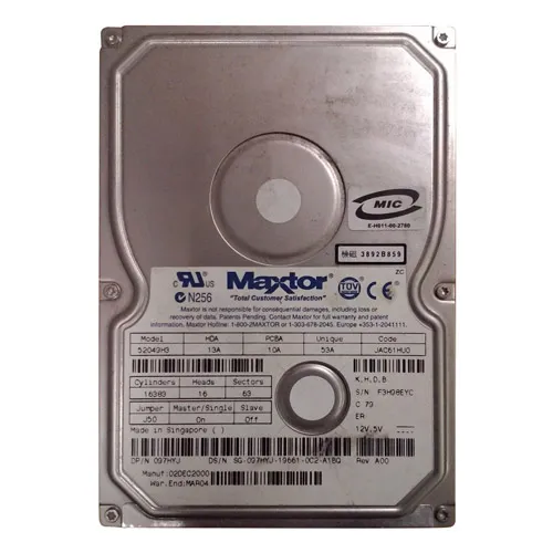 Dell 97HYJ | 20GB 7200RPM ATA/IDE 2MB Cache 3.5-Inch Hard Drive Refurbished - Dell refurbished available on Gotodirect