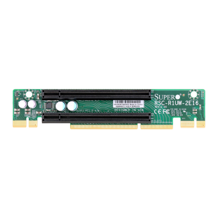 Supermicro RSC-R1UW-2E16 | 2 x Slots PCI Express 3.0 x16 2U Riser Card Refurbished -  refurbished available on Gotodirect