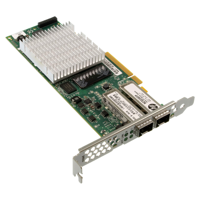 HP 593742-001 | NC523SFP 2-Ports 10Gb/s PCI-Express x8 Gigabit Ethernet Server Adapter Refurbished - Hewlett-Packard (ou HP en abrégé) refurbished available on Gotodirect