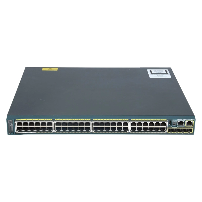 Cisco WS-C2960S-48FPS-L-RF | Catalyst 2960S Series 2960S-48FPS 48 x RJ-45 Ports PoE+ 10/100/1000Base-T + 4 x SFP Ports Layer 2 Managed Rack-mountable Gigabit Ethernet Network Switch Refurbished - Cisco Systems Inc. refurbished available on Gotodirect