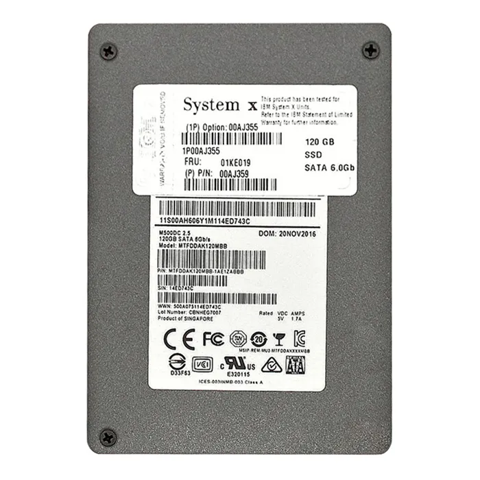 IBM 00AJ355 | 120GB Multi-Level Cell SATA 6Gb/s Hot Swappable 2.5-Inch Solid State Drive Refurbished -  refurbished available on Gotodirect