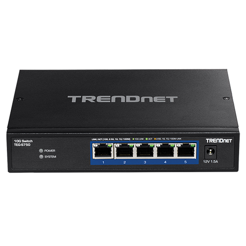 TRENDnet TEG-S750 | 5 x RJ-45 Ports 10GBase-T Unmanaged Network Switch Refurbished -  refurbished available on Gotodirect