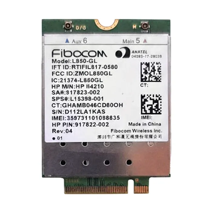 Buy HP 917822-002 | L850-GL LTE CAT9 WAN M.2 Module Card Refurbished - $106.15 HP 917822-002 | L850-GL LTE CAT9 WAN M.2 Module Card Refurbished - Hewlett-Packard (ou HP en abrégé) refurbished available on Gotodirect
