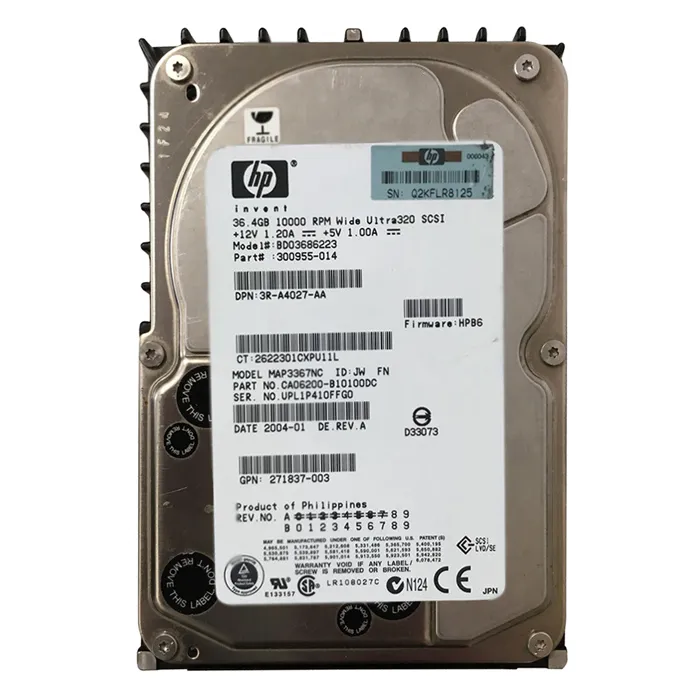 Fujitsu CA06200-B10100DC | 36.7GB 10000RPM Ultra320 SCSI 80-Pin Hot-Swappable 8MB Cache 3.5-Inch Hard Drive Refurbished - Fujitsu refurbished available on Gotodirect