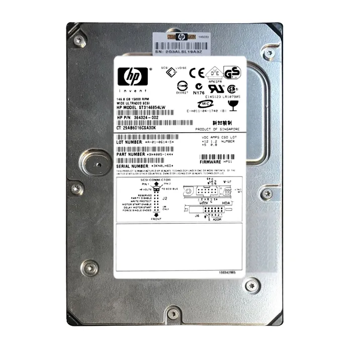 Seagate 9X4005-144 | Cheetah 15K.4 Series 146.8GB 15000RPM Ultra320 SCSI 8MB Cache (CE) 68-Pin 3.5-Inch Hard Drive Refurbished - Seagate refurbished available on Gotodirect