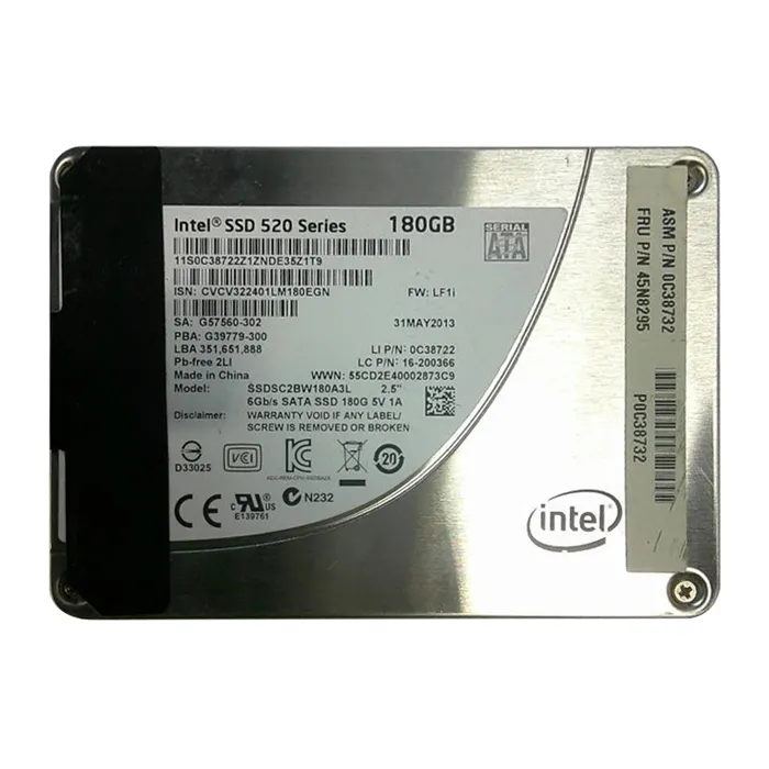 Lenovo 45N8295 | 180GB Multi-Level Cell SATA 6Gb/s 2.5-Inch Solid State Drive for ThinkPad X220 and X230 Refurbished - Lenovo refurbished available on Gotodirect