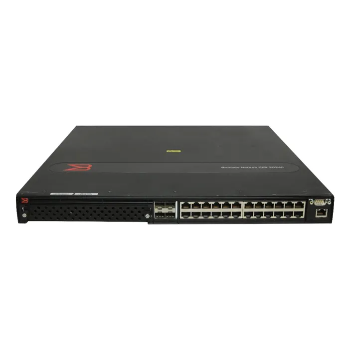 Brocade NI-CER-2024C-RT-AC | NetIron CER 2024C 24 x 1Gbe Copper RJ-45 with 4 x Combination 100/1000 SFP Ports, 1 x Optional 210 Gbe Slot Ethernet Switch with 1 x 500W AC Power Supply Refurbished -  refurbished available on Gotodirect