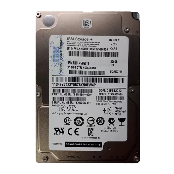IBM 45W9614 | 300GB 15000RPM SAS 6Gb/s 64MB Cache 2.5-Inch Hard Drive Refurbished -  refurbished available on Gotodirect