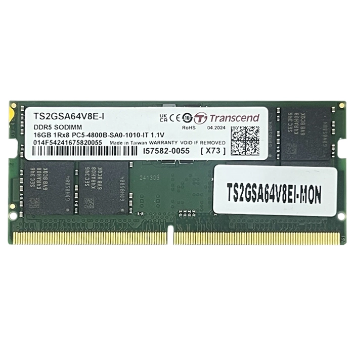 Transcend TS4GSA64V8E | 32GB DDR5-4800MHz PC5-38400 Non-ECC Unbuffered CL40 262-Pin SODIMM 1.1V Dual Rank Memory Module Refurbished -  refurbished available on Gotodirect