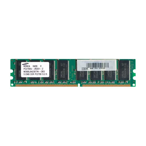 IBM 31P9122 | 512MB DDR-333MHz PC2700 Non-ECC Unbuffered UDIMM CL2.5 2Rx8 2.5V 184-Pin Memory Module Refurbished -  refurbished available on Gotodirect
